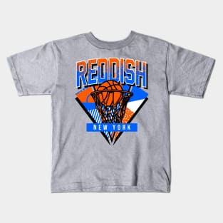 Reddish Retro New York Basketball Throwback Kids T-Shirt